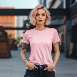 Custom Branded Logo T-Shirt - Front Side Design