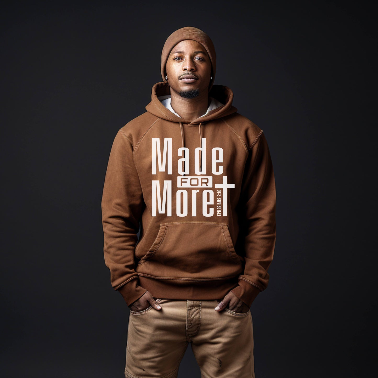 Made for More Christian Hoodie | Bold Scripture Hoodie for Men & Women