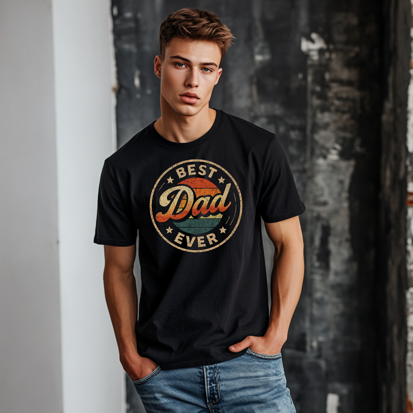 Retro Best Dad Ever T-Shirt – Vintage