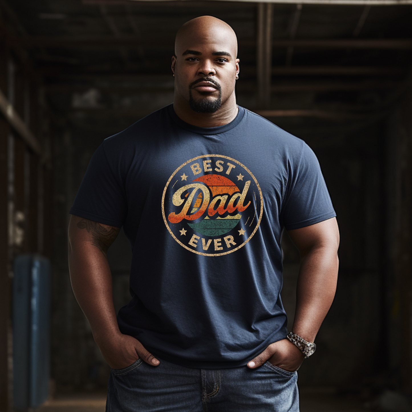 Retro Best Dad Ever T-Shirt – Vintage