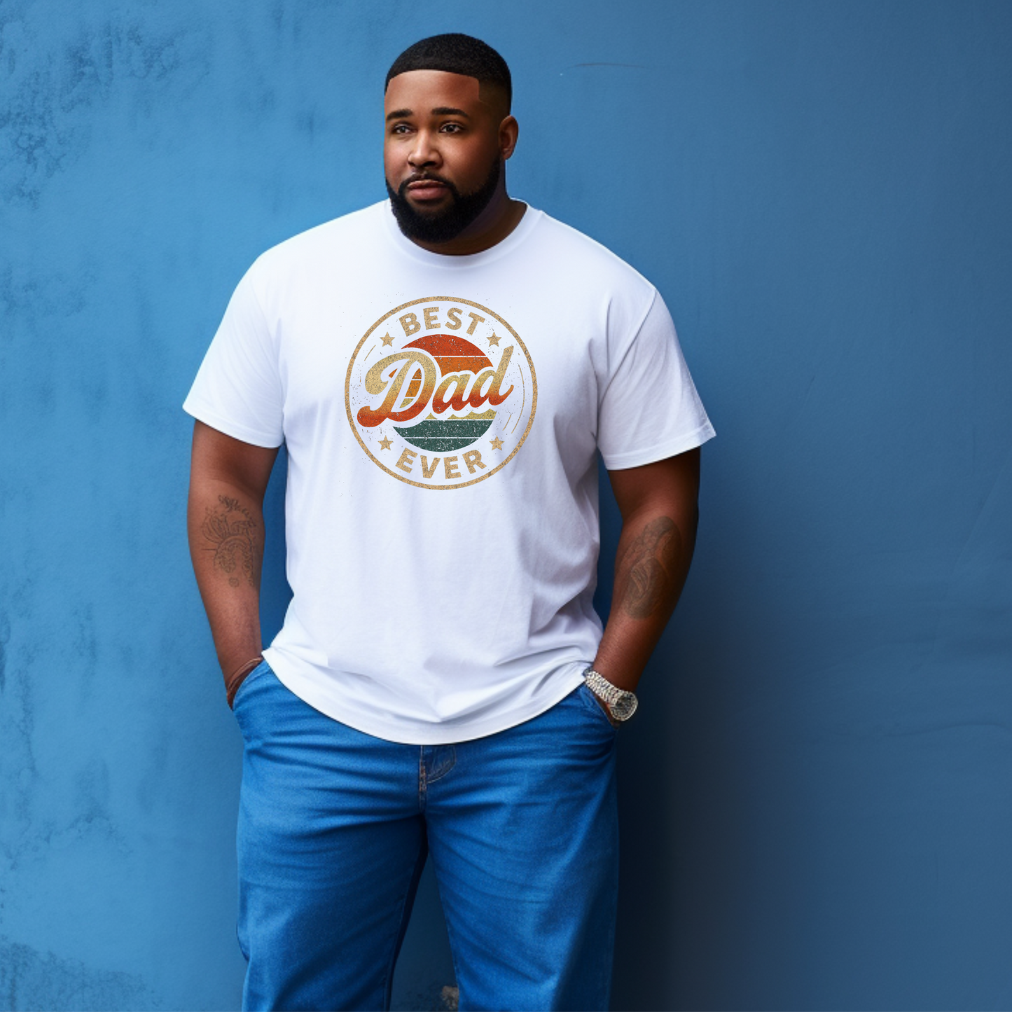 Retro Best Dad Ever T-Shirt – Vintage