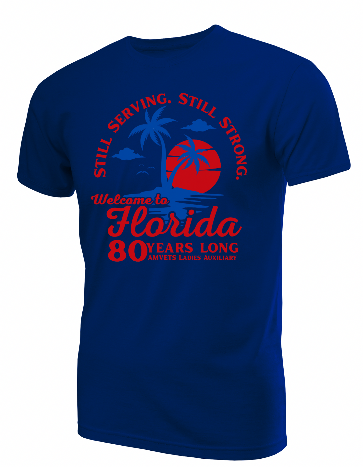 AMVETS Aux 80th Anniversary T-Shirt - Florida