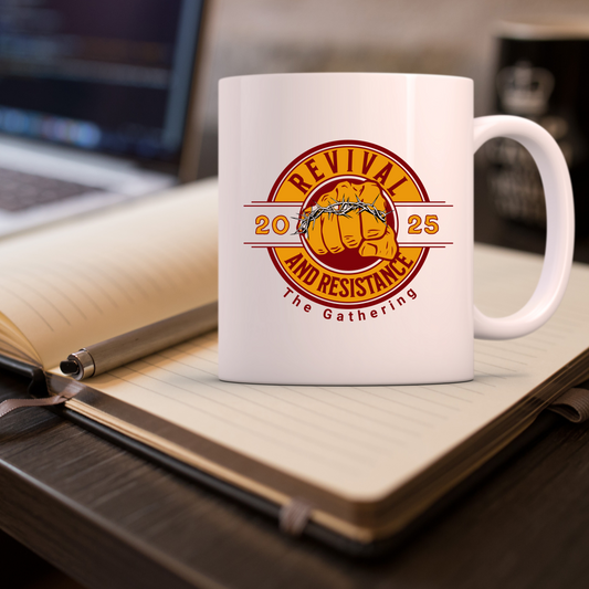 KFM Revival & Resistance 2025 15oz Mug – The Gathering Keepsake