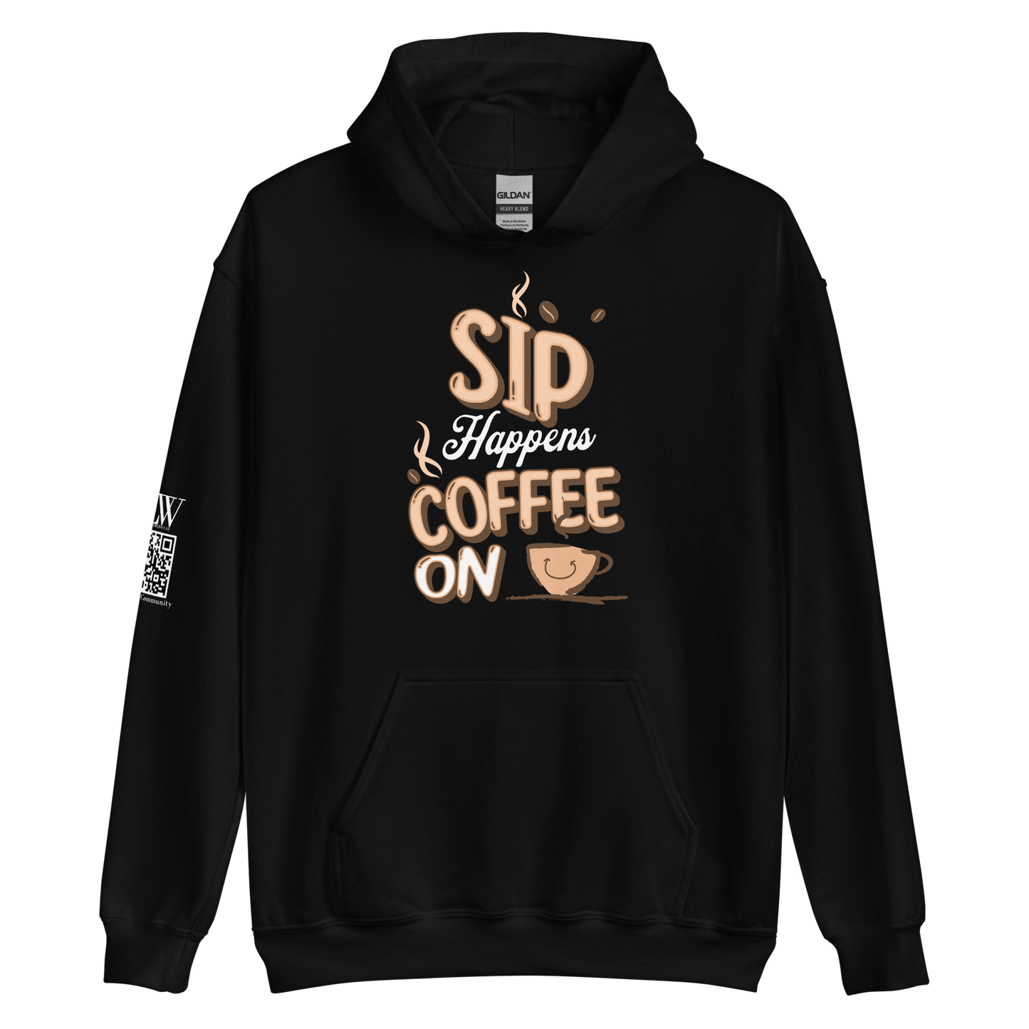 Sip Happens, Coffee on - Unisex Hoodie
