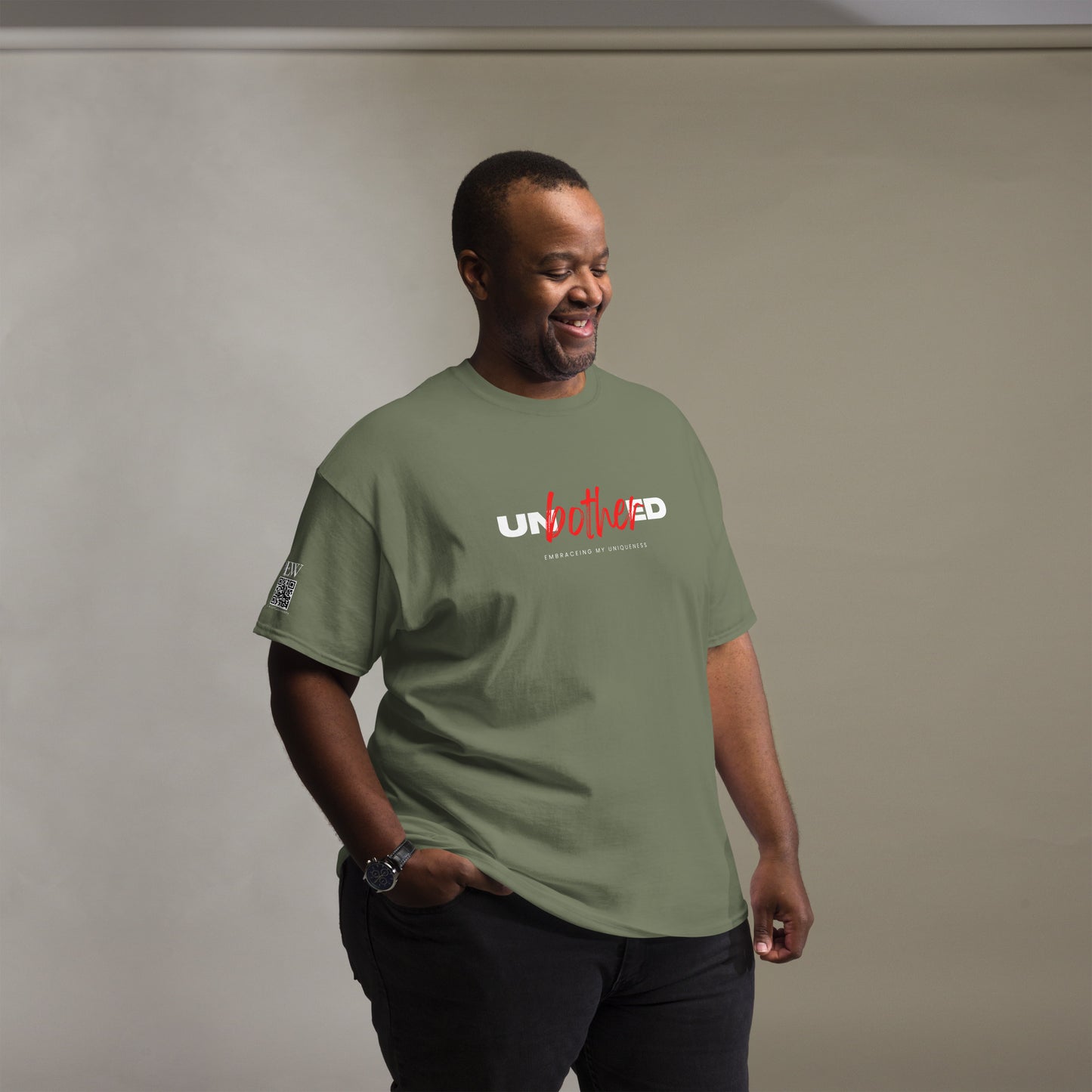 Unbothered Embracing My Uniqueness: Men's Classic Tee
