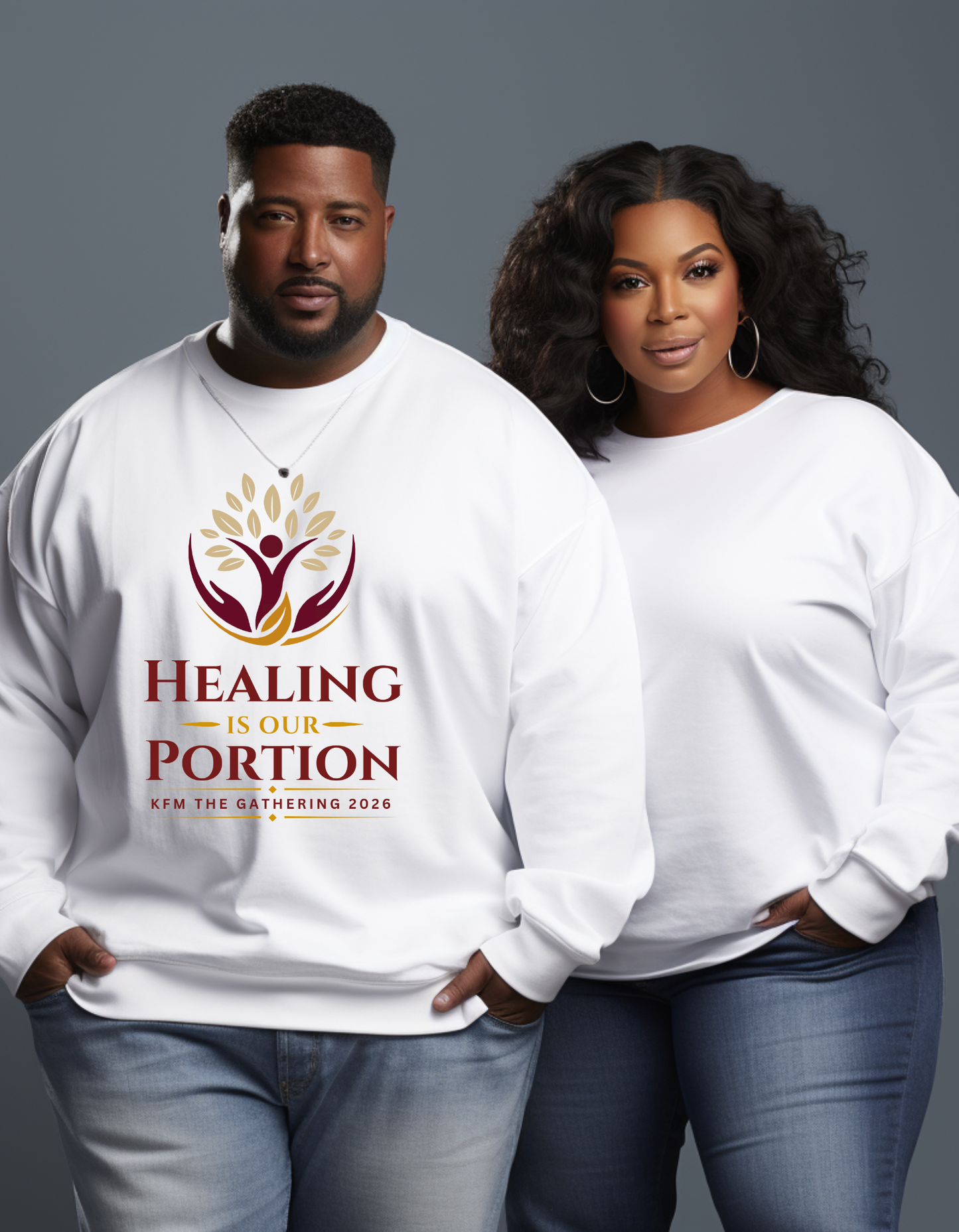 Healing Is Our Portion Apparel | KFM The Gathering 2026 Shirts, Sweatshirts & Hoodies