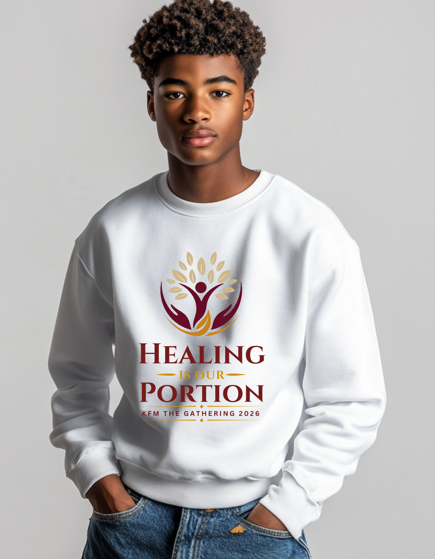 Healing Is Our Portion Apparel | KFM The Gathering 2026 Shirts, Sweatshirts & Hoodies