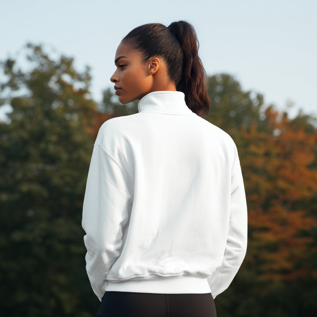 Stylish Unisex Quarter-Zip Pullover