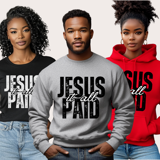 It's Me BOTL | Jesus Paid It All – Faith-Inspired Apparel With Sleeve