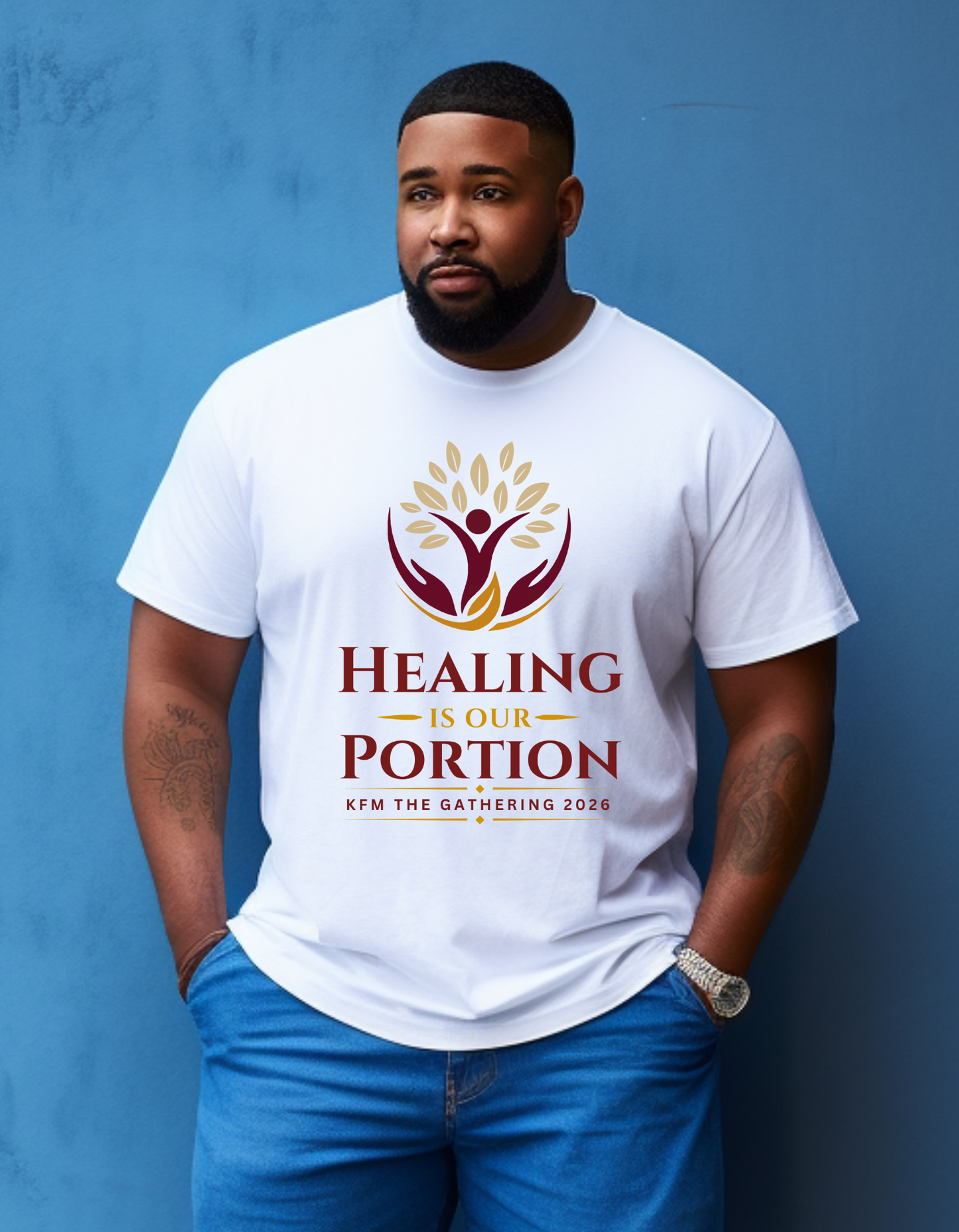 Healing Is Our Portion Apparel | KFM The Gathering 2026 Shirts, Sweatshirts & Hoodies