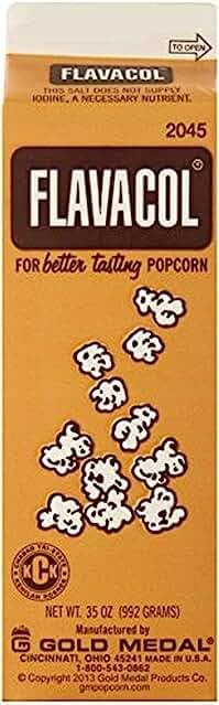 Concession Essentials Flavacol Popcorn Season Salt, 1ct-35oz Carton. 1 Count