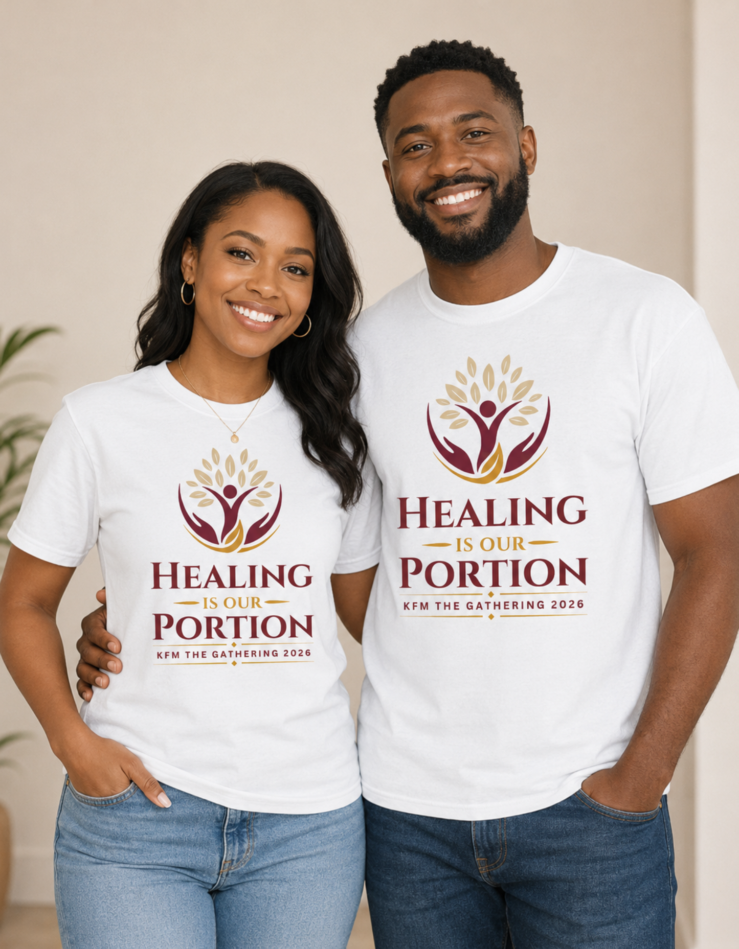 Healing Is Our Portion Apparel | KFM The Gathering 2026 Shirts, Sweatshirts & Hoodies