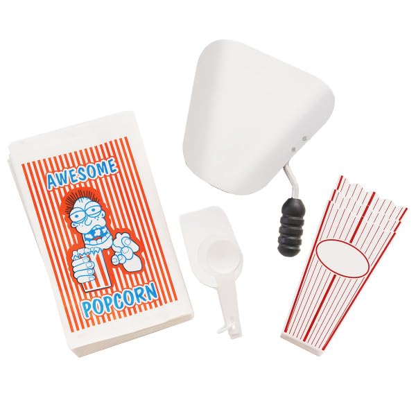 Countertop Popcorn Machine- Antique Style Movie Night Popper- 8oz Kettle, Old Maids Drawer, Warming Tray & Scoop by Superior Popcorn Company (Black)