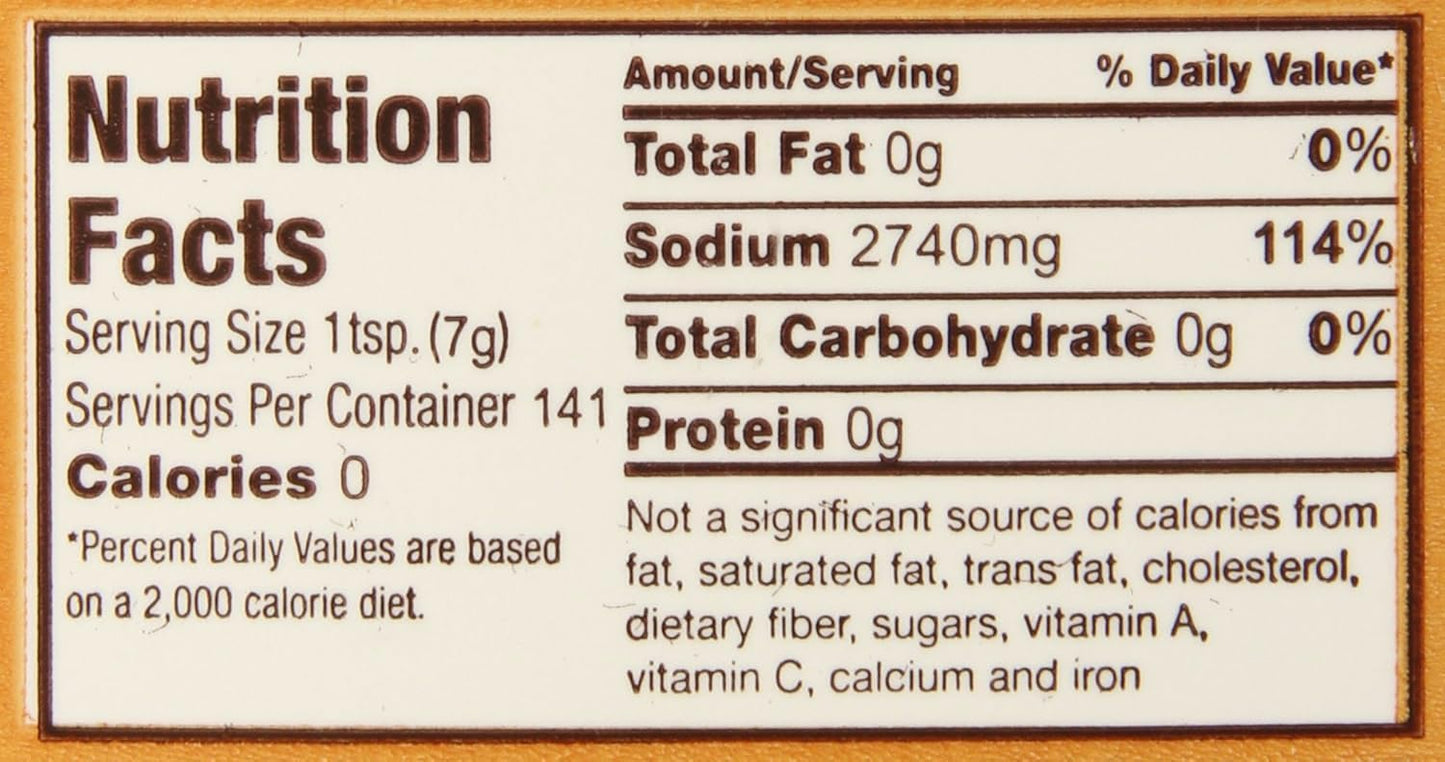 Concession Essentials Flavacol Popcorn Season Salt, 1ct-35oz Carton. 1 Count
