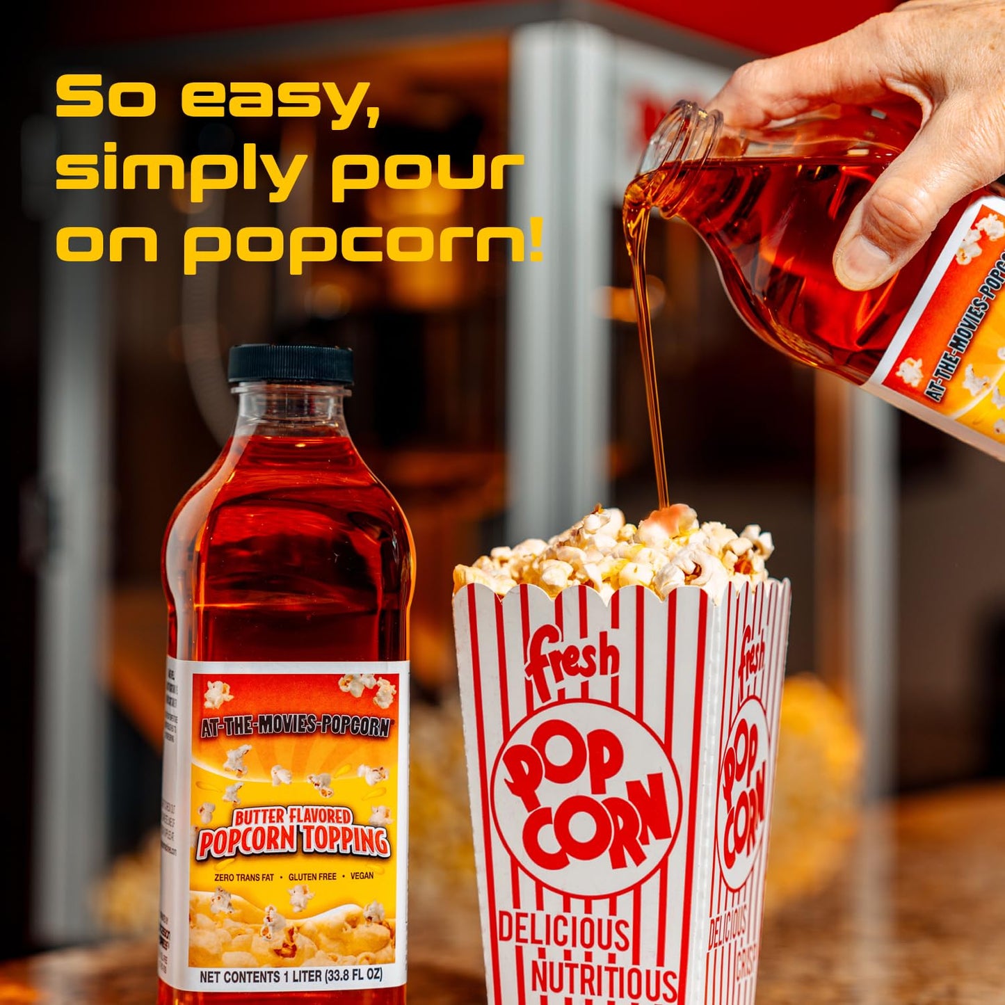 Buttery Flavor Popcorn Topping (1 Liter)