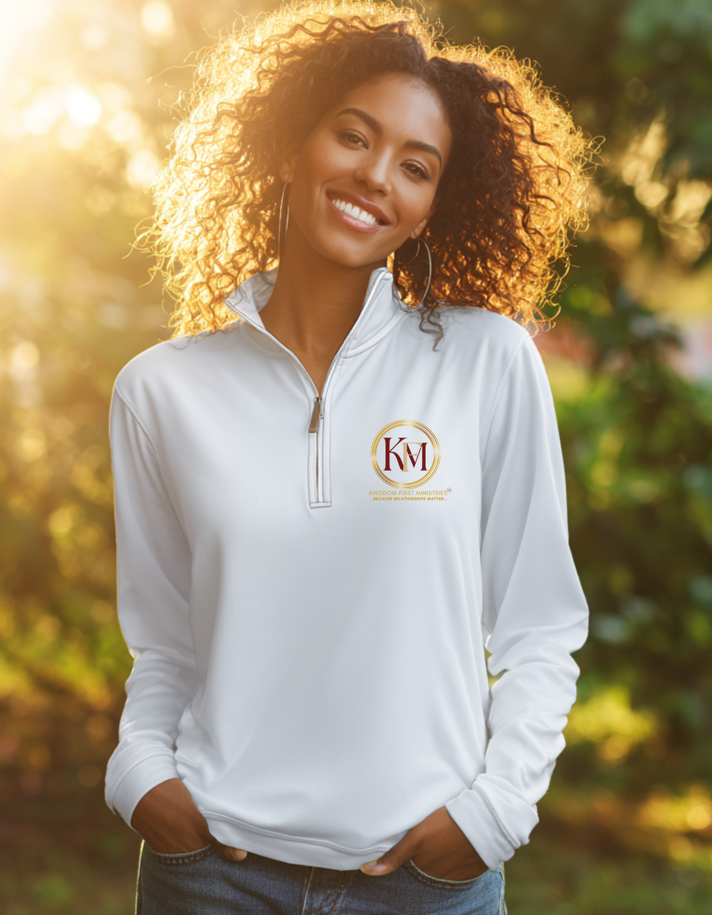 Stylish Unisex Quarter-Zip Pullover
