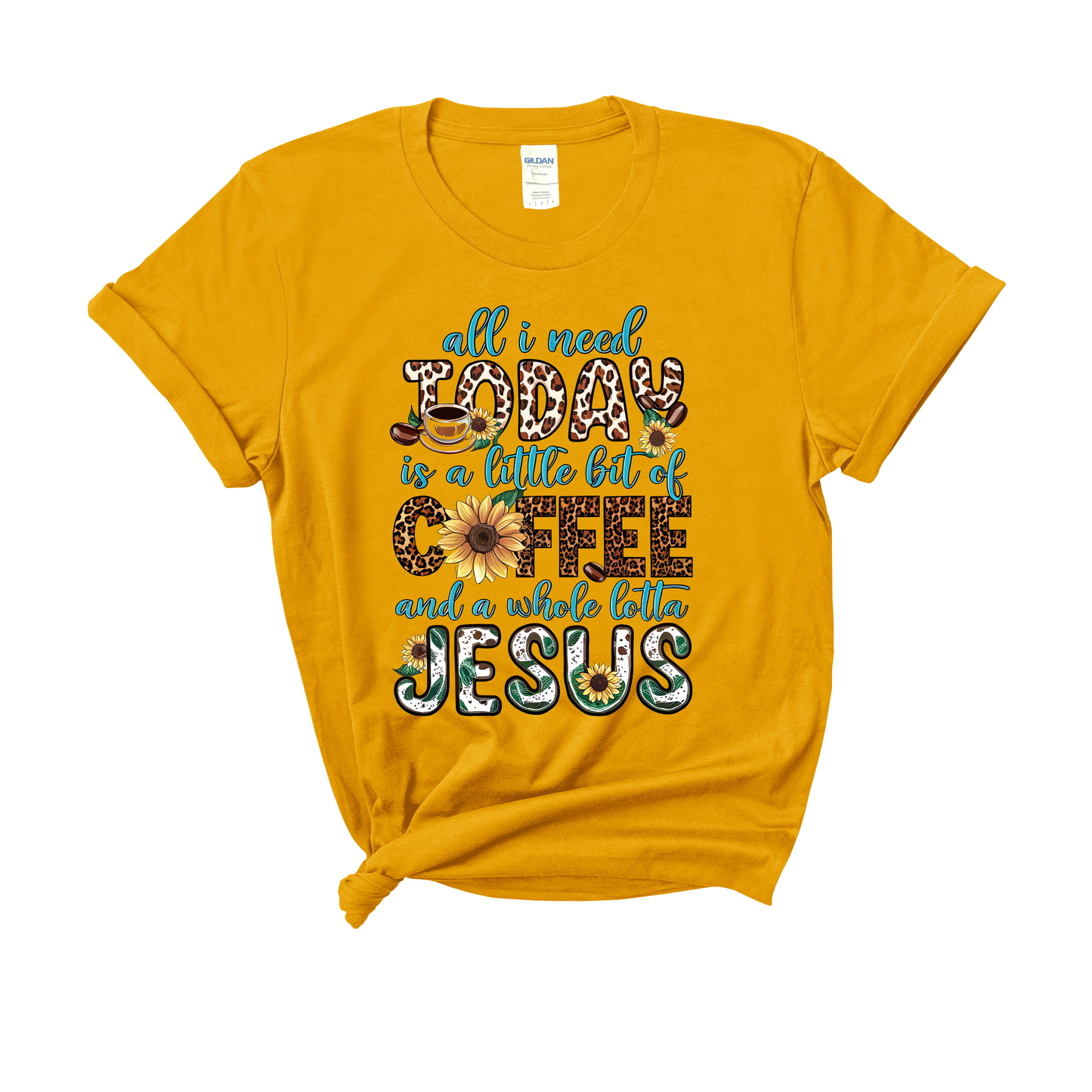 All I need is a little bit of Coffee and a whole lot of Jesus Tee - Brew Mama