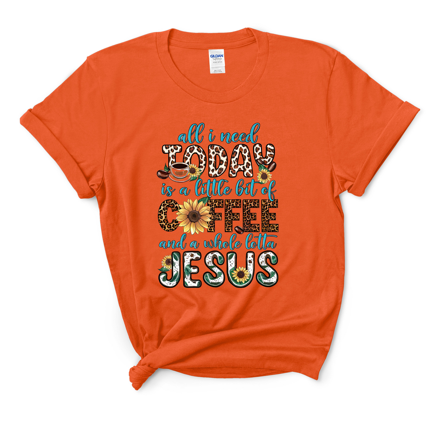 All I need is a little bit of Coffee and a whole lot of Jesus Tee - Brew Mama