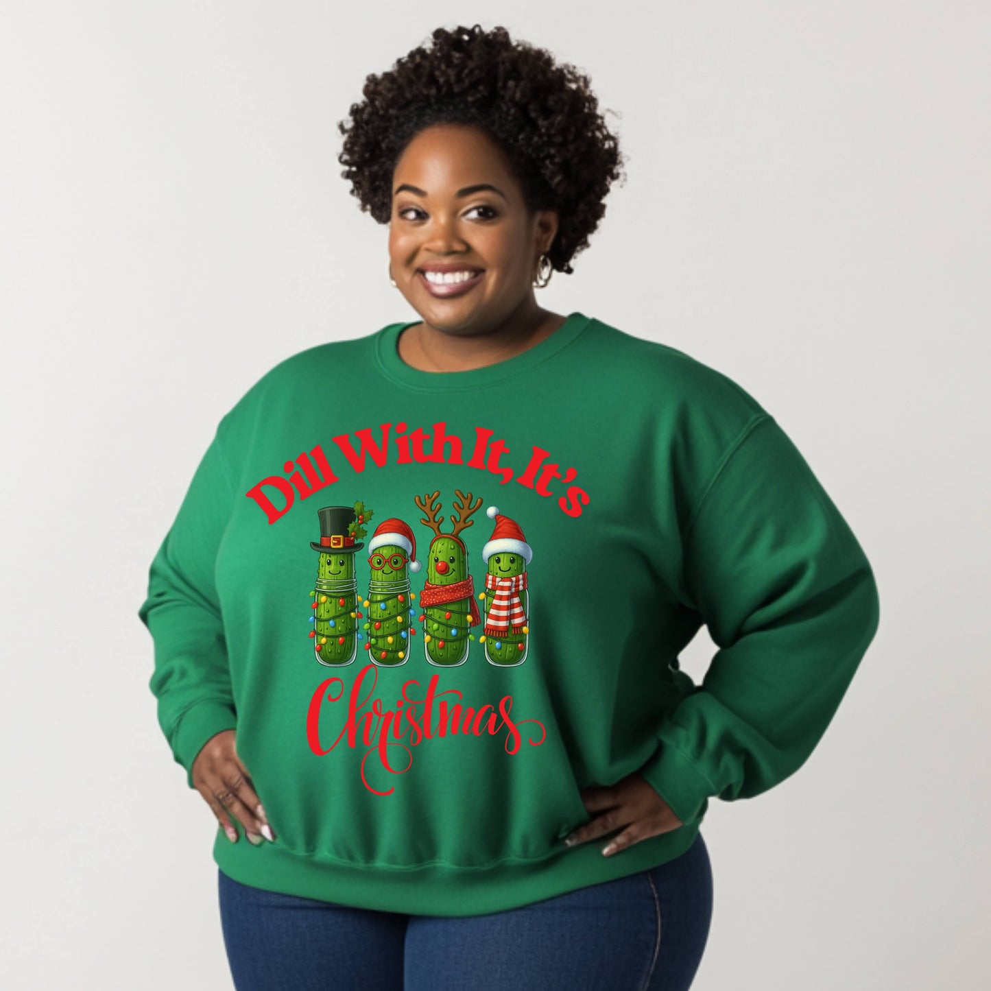 Dill With It – Festive Pickle Christmas Design