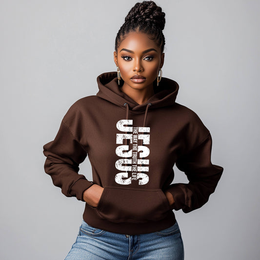 The Way, The Truth, The Life Hoodie | Bold Jesus Christian Apparel