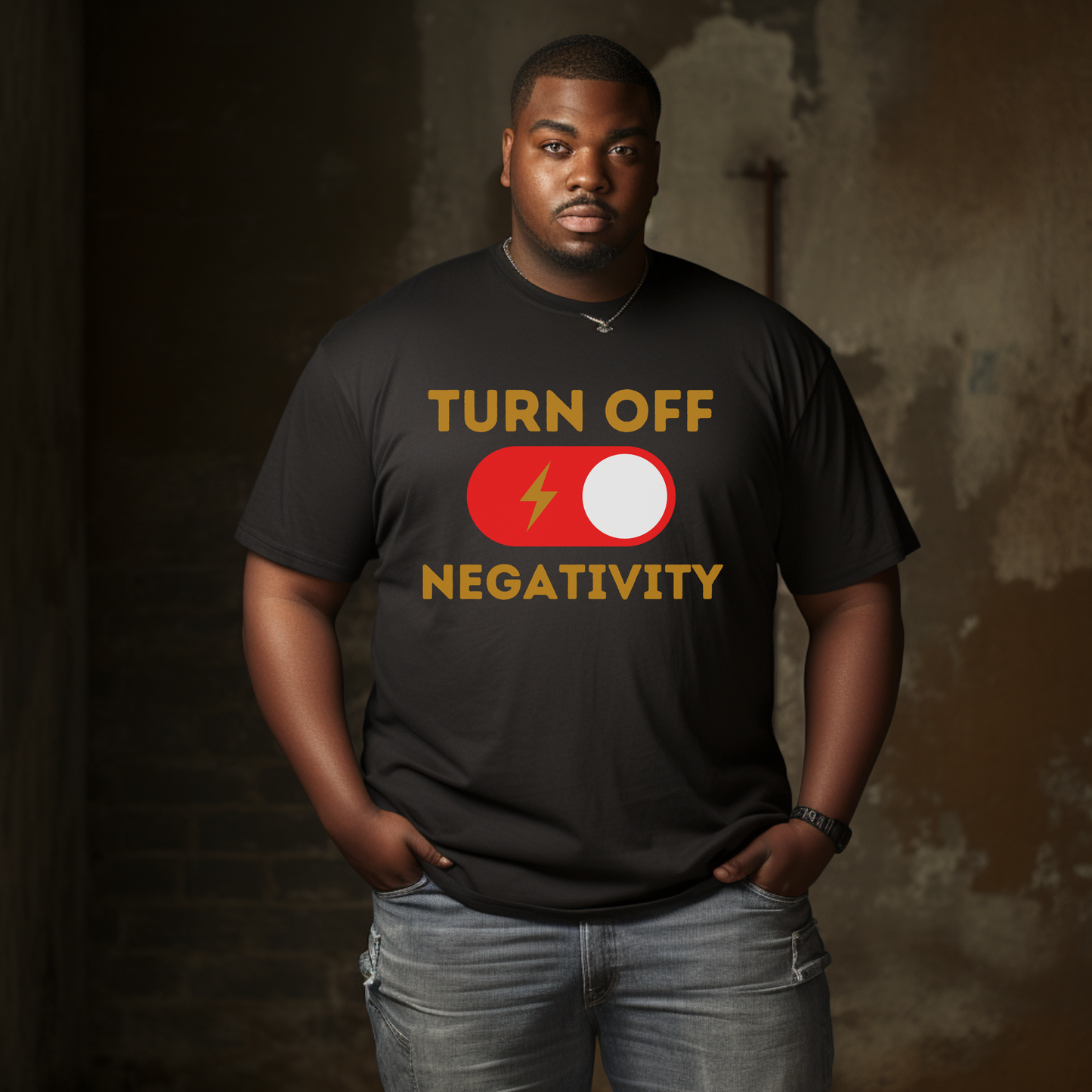 Turn Off Negativity T-shirt | Empowered Wear