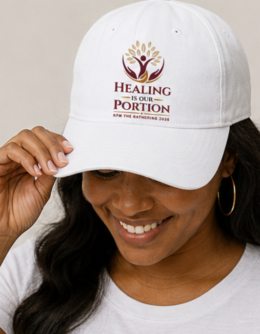 Healing Is Our Portion Apparel | KFM The Gathering 2026 Cap – The Gathering Edition