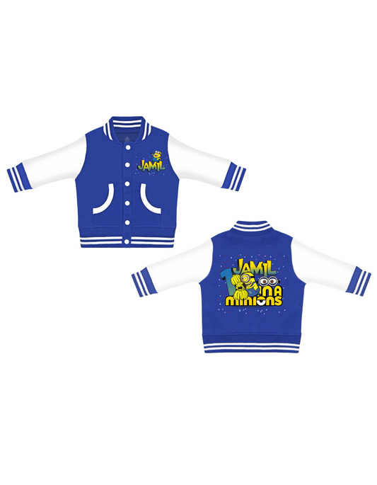 Custom Minions-Themed Birthday Party Varsity Jackets!