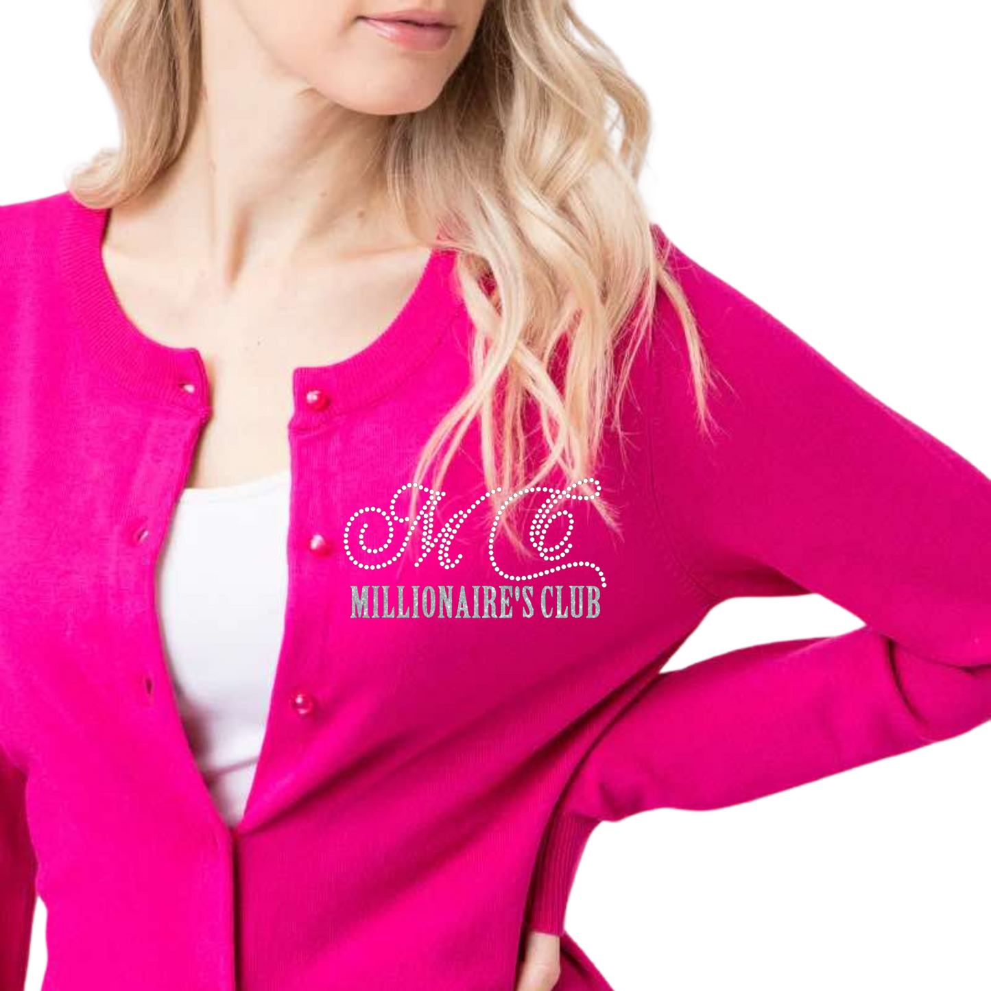 The Millionaire's Club Cardigan - Pink