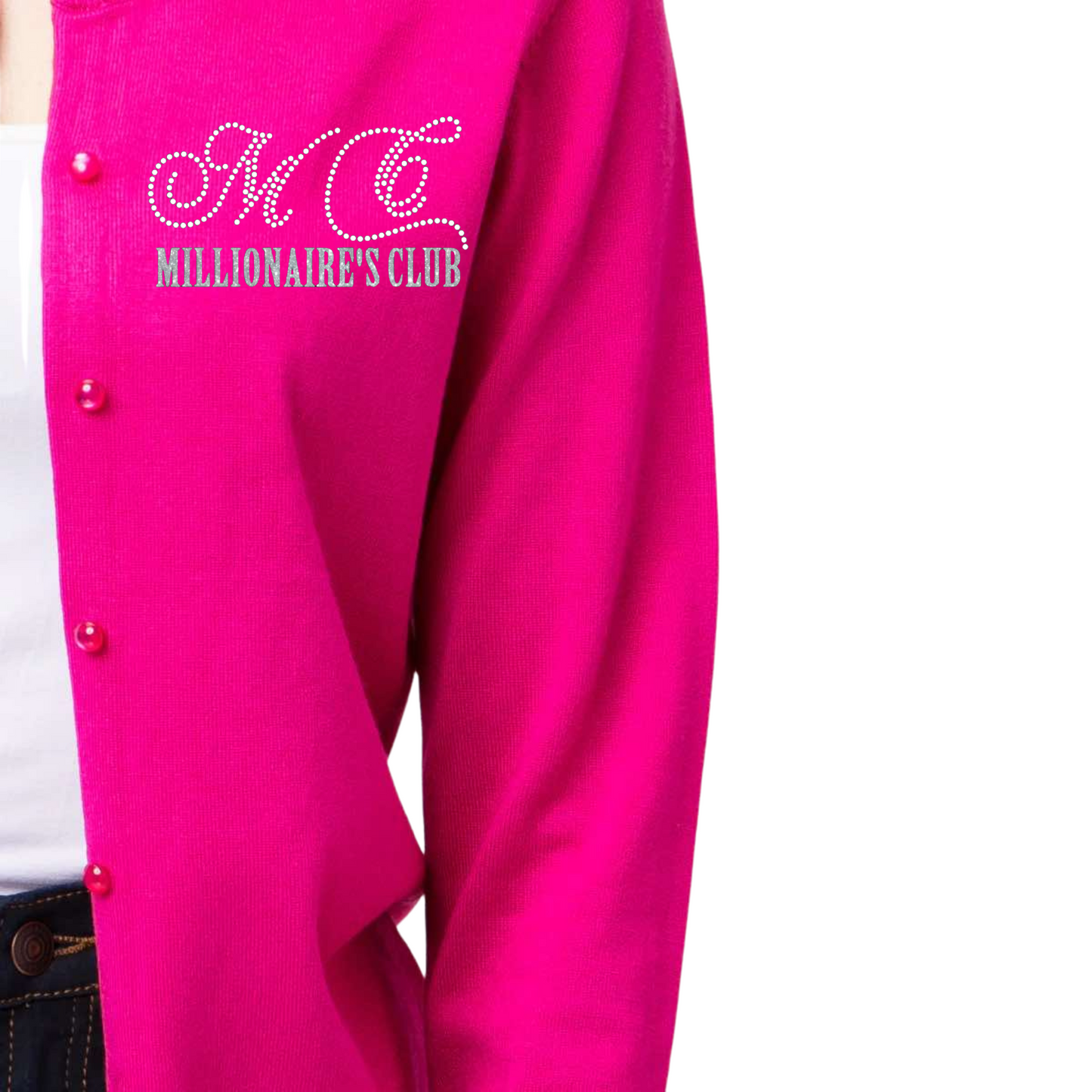 The Millionaire's Club Cardigan - Pink