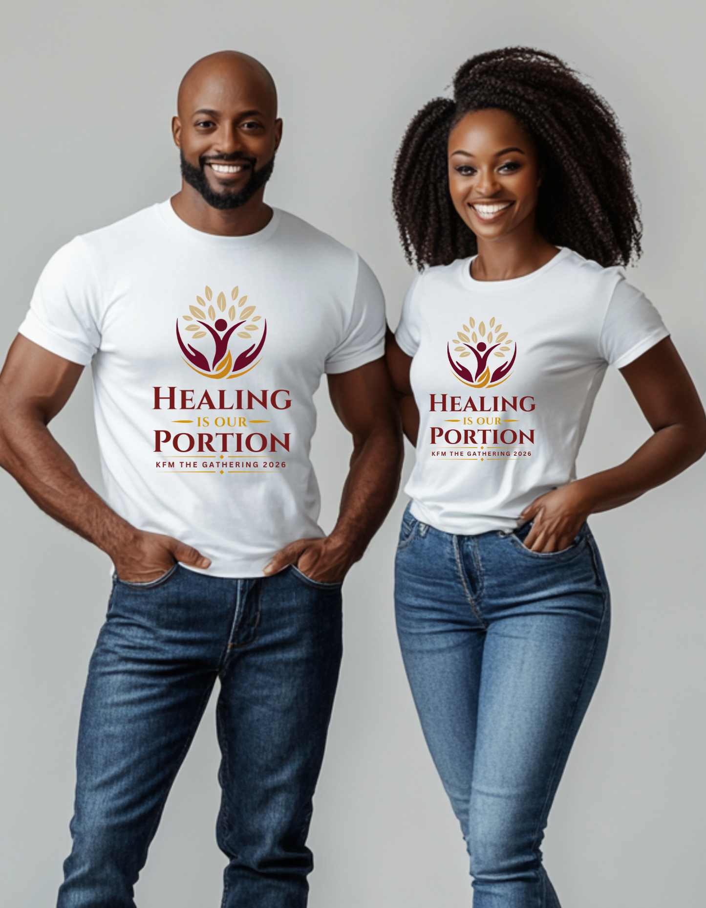 Healing Is Our Portion Apparel | KFM The Gathering 2026 Shirts, Sweatshirts & Hoodies